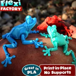 $1.25Cute Flexi Print-in-Place Frog