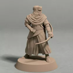 $1.99Night’s Cult archer pose 1 miniature – STL file