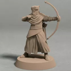 $1.99Night’s Cult archer pose 2 miniature – STL file