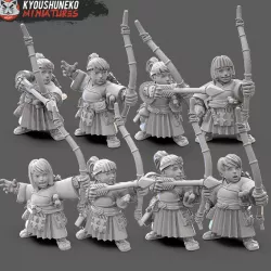 $11.99Dwarf Female Samurai Archers