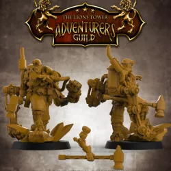 $12.00Adventurers Guild - LEVEL UP! Artificer Male (32mm scale modular Miniature) - set of 3 figures