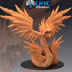 $14.90Snake Goddess Serpentia / Quetzalcoatl / Couatl / Winged Serpent