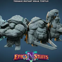 $14.99Teenage Mutant Ninja Tortle miniatures bundle - Pre-Supported