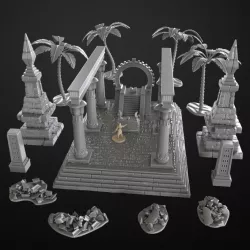 $15.00Egyptian Temple of Funeral Kings.
