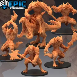 $15.90Dragonborn Set / Half Dragon Fighter / Lizardfolk Juggernaut Warrior