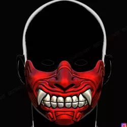 $18.00Face Mask - Samurai Mask - Halloween Costume Cosplay