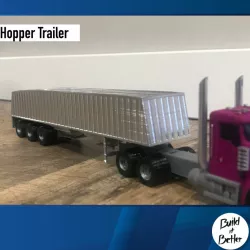 $2.00Dry Bulk/Hopper Trailer 1/64 Scale