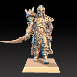 $2.80Pirate corsair Captain Dark Elf