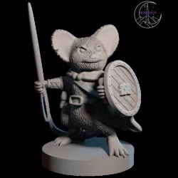$2.99Mousefolk with Cheese Shield and Needle Sword