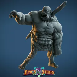 $2.99Undead Orc 01 Miniature - pre-supported