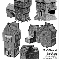 $22.95Medieval buildings SET (STL Files)