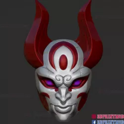 $24.99Diana Blood Moon Mask - League of Legends Cosplay Halloween Helmet