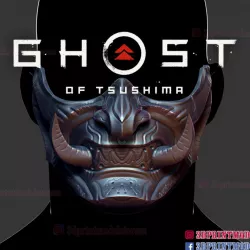 $24.99Ghost of Tsushima Oni Mask - Japanese Samurai Helmet