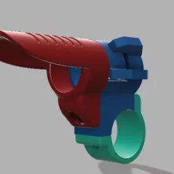24mm flashlight bike mount