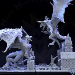 $29.99Vampire and Werewolf Dragon Diorama