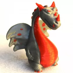 $3.00Cartoon Dragon - Multi Color Version
