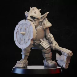 $3.80Goblin knight with axe abd sheld