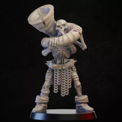 $3.80Skeleton with battle horn