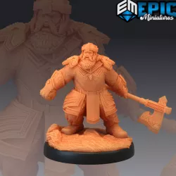 $3.90Nordic Dwarf Axe / Armored Warrior Fighter