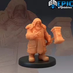 $3.90Nordic Dwarf Hammer / Armored Cleric Warhammer