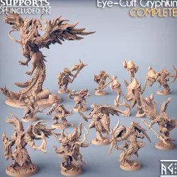 $30.00COMPLETE Eye-Cult Gryphkin (Presupported)