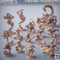$36.00COMPLETE Rakshakin Headhunters (presupported)