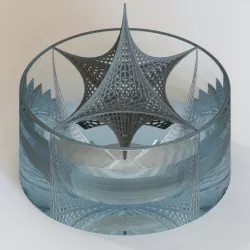 3D Grid Trophy