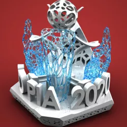 3D Printing Industry Awards 2020 Trophy - Majestic