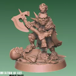 $4.00Bingo the barbarian, Chaotic Halfling