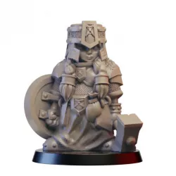 $4.00Dwarf female guard tower helm - supportless model