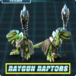 $4.00Raygun Raptors Psycher