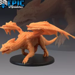 $4.90Young Ice Dragon / Arctic Nights Encounter / White