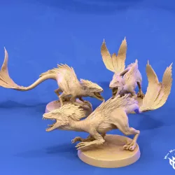 $4.99Feathered Raptor (Low aggressive standing pose)