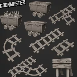 $4.99Mine Tracks and Mine Carts