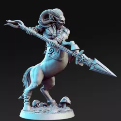 $5.00Ceiron - Centaur warrior with spear - 32mm - DnD -