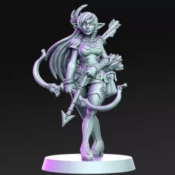 $5.00Elaina -Female Elf Archer - 32mm - DnD -