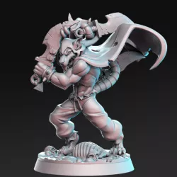 $5.00Garsnitch - Rat assassin- 32mm - DnD