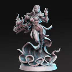 $5.00Levita - Female Arcane Wizard- 32mm - DnD