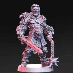 $5.00Lionel - barbarian- 32mm - DnD -