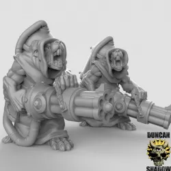 $5.00Ratfolk Chaingun (comes with pre supports)