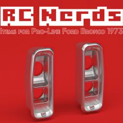 $5.00Rear ligts set for Pro-line Ford Bronco 73​ Clear Body