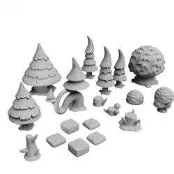 $5.00SALE - Trees and bushes - Kingdom of Aros Set