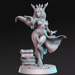 $5.00Sapphire - Female Wizard - 32mm - DnD