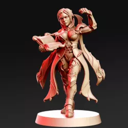 $5.00Yina- Female Necromancer - 32mm - DnD