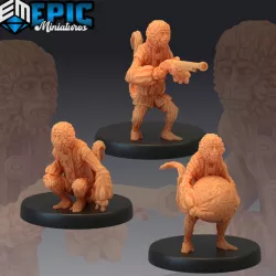 $5.90Pirate Monkey Set / Corsair Ape Mascot Collection
