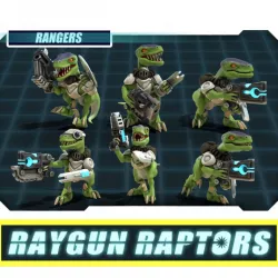 $6.50Raygun Raptors Ranger Squad