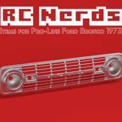 $7.00Grill set for Pro-line Frord Bronco 73​ Clear Body