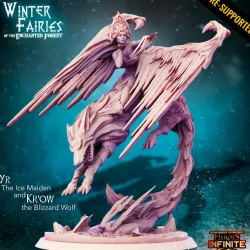 $7.00Yr the Ice Maiden and Kr'ow, the Blizzard Wolf