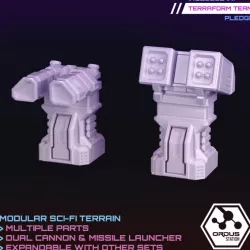 $8.00Turrets: Missile Launcher & Dual Cannon (Orbital Defences)