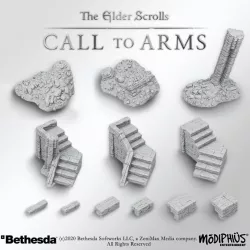 $8.99Fort Stairs and Rubble Terrain Set - Elder Scrolls: Call to Arms